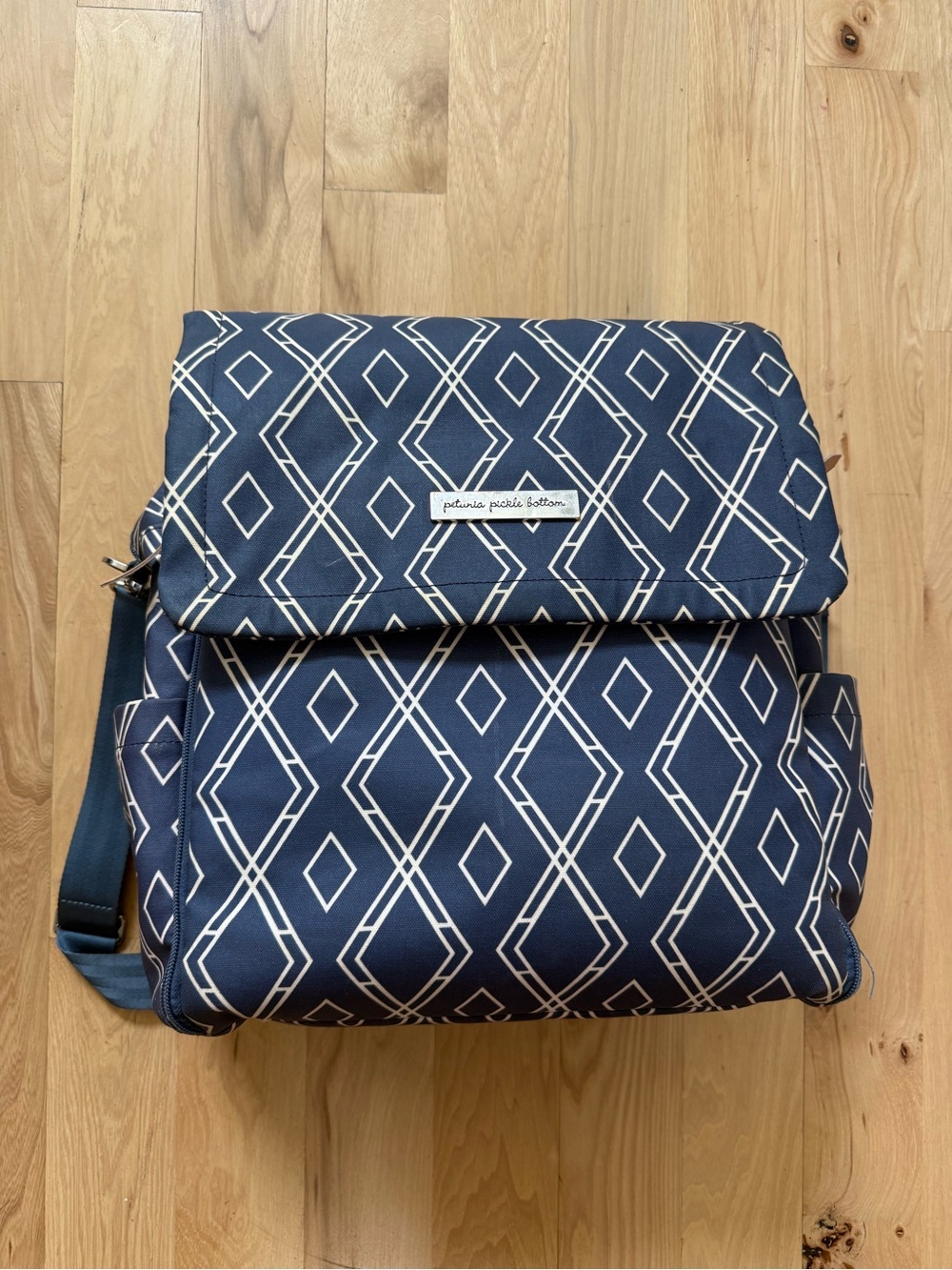 Petunia Pickle Bottom Boxy Backpack Glazed Indigo Diaper Bag